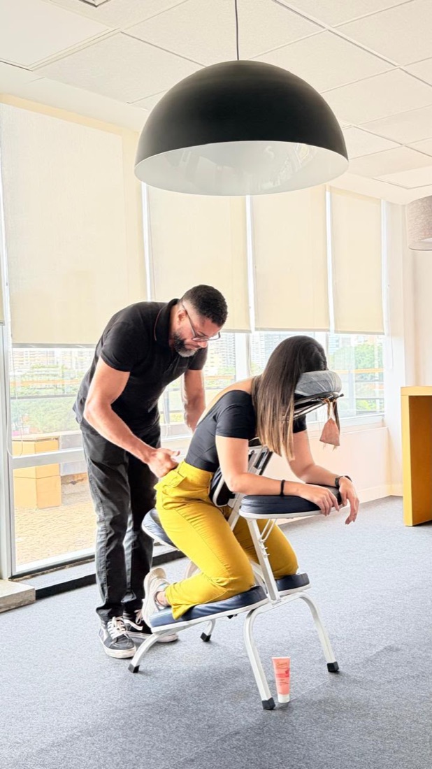 Quick massage em escritório